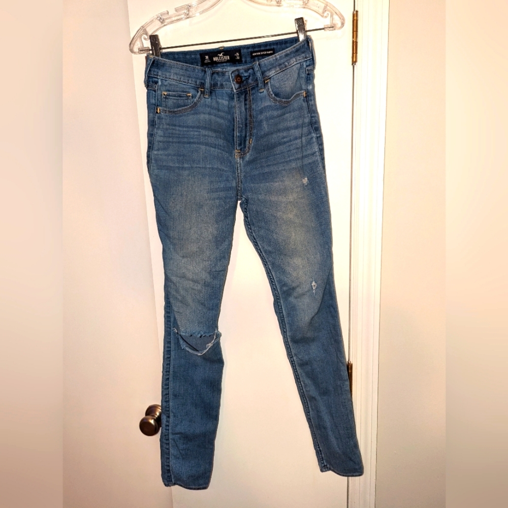 Hollister Jeans 3 R, 26/30, High Rise, Super Skinny